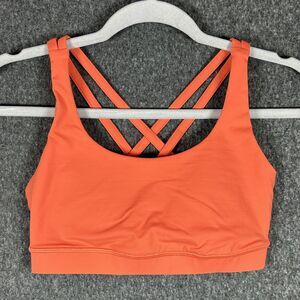 Lululemon Energy Bra Medium Support (B–D Cups) - Orange, Size 6